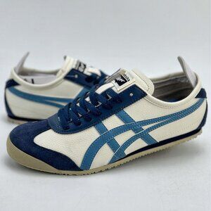 Men's Onitsuka Tiger Mexico 66 Sneakers Cream & Blue